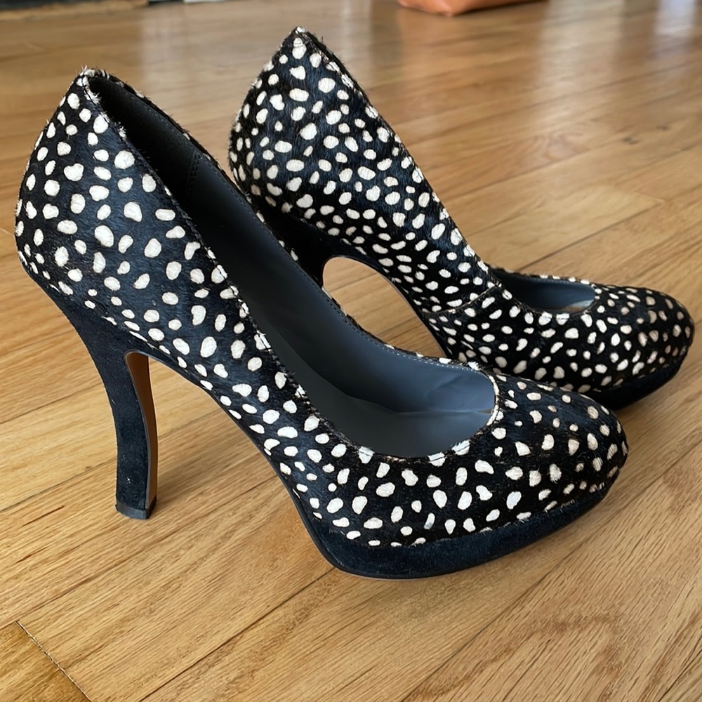 “Oreo” Animal Print Platform Pumps